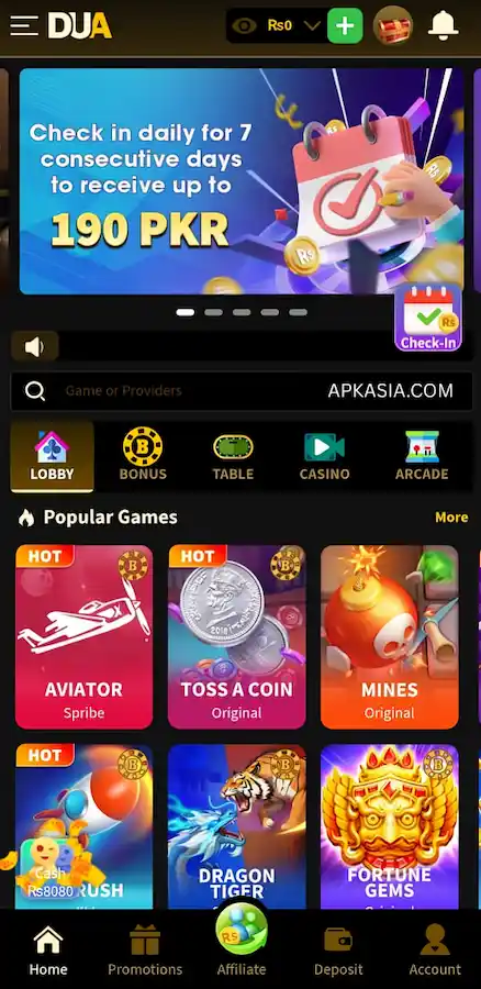 DUA 66 Game